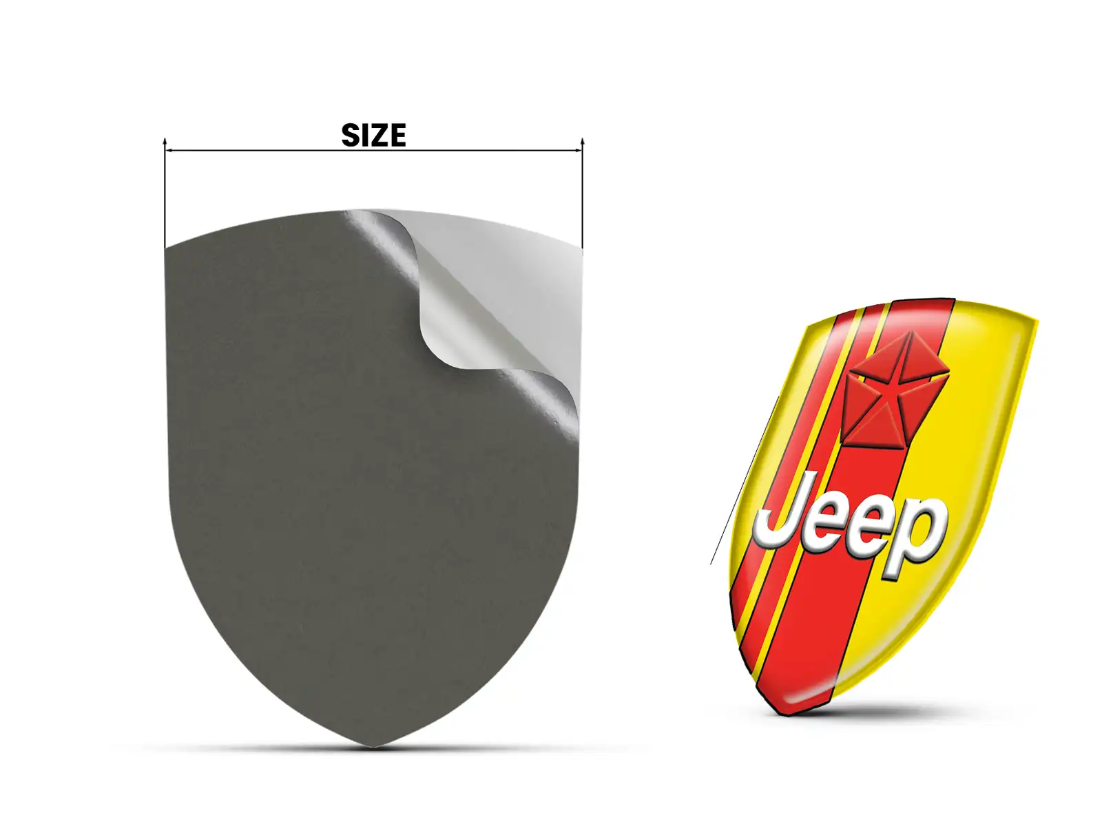 Jeep Adesivi Auto su Misura Pro Max Chic Durevoli Design
